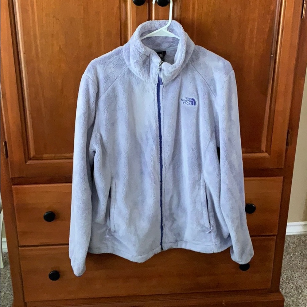 Women’s fuzzy North Face jacket